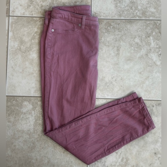 lakeview denim Denim - Lakeview Denim Skinny Jeans 31 Mauve Pink Stretch Mid Rise Ankle Casual